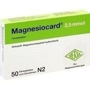 Verla-Pharm Arzneimittel MAGNESIOCARD 2.5MMOL, 50 Filmtbl. (N2)