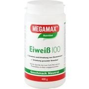 MEGAMAX Eiweiß 100 neutral Pulver 400 g