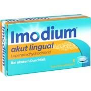Kenvue IMODIUM AKUT LINGUAL, 6 Plättchen akut lingual