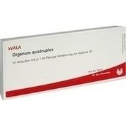 Wala ORGANUM QUADRUPLEX AMP., 10 x 1 ml