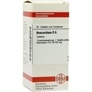 DHU-Arzneimittel ANACARDIUM D 6 TABLETTEN, 80 St.