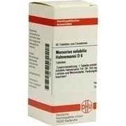 DHU-Arzneimittel MERCURIUS SOLUB. D 6 TABLETTEN HAHNEM., 80 St.