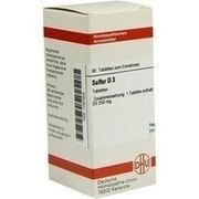DHU-Arzneimittel SULFUR D 3 TABLETTEN, 80 St.
