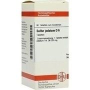 DHU-Arzneimittel SULFUR JODAT. D 6 TABLETTEN, 80 St.