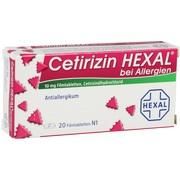 Hexal AG CETIRIZIN HEXAL B ALLERGIE, 20 Filmtbl. (N1) Hexal AG CETIRIZIN HEXAL B ALLERGIE, 20 Filmtbl. (N1)