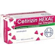 Hexal AG CETIRIZIN HEXAL B ALLERGIE, 100 Filmtbl. (N3) Hexal AG CETIRIZIN HEXAL B ALLERGIE, 100 Filmtbl. (N3)