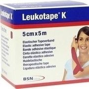 BSN medical LEUKOTAPE K 5 CM ROT VERBAND, 1 St.