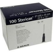 B.Braun STERICAN 0.60X30 BLAU LL BRAU KAN, 100 St.