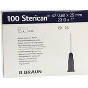 STERICAN KAN.LUER-LOK 0,60X25MM GR.16 BLAU