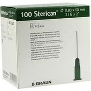 B.Braun STERICAN KANUELEN 21GX2 0,8X50 MM, 100 St.