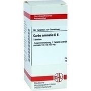 DHU-Arzneimittel CARBO ANIMALIS D 6 TABLETTEN, 80 St.