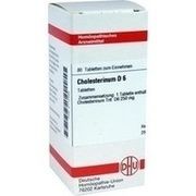 DHU-Arzneimittel CHOLESTERINUM D 6 TABL., 80 St.