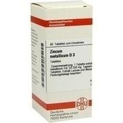 DHU-Arzneimittel ZINCUM MET. D 3 TABLETTEN, 80 St.