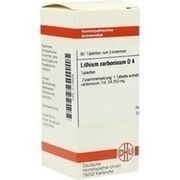 DHU-Arzneimittel LITHIUM CARB. D 4 TABLETTEN, 80 St.