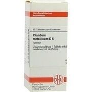 DHU-Arzneimittel PLUMBUM METALLICUM D 6 TABL., 80 St.