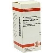 DHU-Arzneimittel ARSENUM JODATUM D 6 TABLETTEN, 80 St.