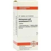 DHU-Arzneimittel ANTIMONIUM SULF. AURANT. D 12 TABLETTEN, 80 St.