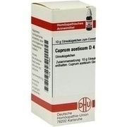 DHU-Arzneimittel CUPRUM ACETICUM D 4 GLOBULI, 10 g