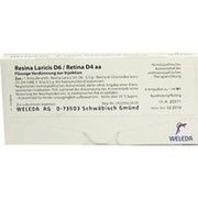Weleda RESINA LARICIS D6 RET D4AA WELE AMP, 8 x 1 ml