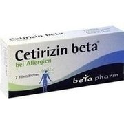 betapharm Arzneimittel CETIRIZIN BETA, 7 Filmtbl. (N1) betapharm Arzneimittel CETIRIZIN BETA, 7 Filmtbl. (N1)