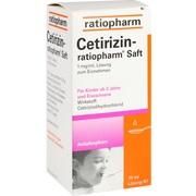 Ratiopharm Cetirizin-ratiopharm SAFT, 75 ml (N1) Ratiopharm Cetirizin-ratiopharm SAFT, 75 ml (N1)