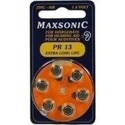 BATTERIEN F.HOERGERAETE MAXSONIC PR13, 6 St.