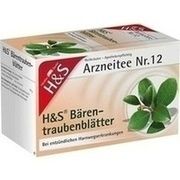 H&S Tee Gesellschaft H&S BAERENTRAUBENBLÄTTER TEE BTL., 20 St.