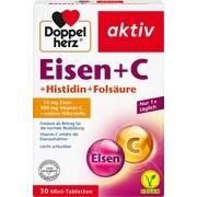 Queisser Pharma DOPPELHERZ EISEN + VIT.C + L-HISTIDIN TABLETTEN