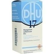 DHU-Arzneimittel BIOCHEMIE 17 MANGANUM SULFURICUM D 12 TABLETTEN