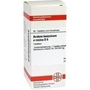 DHU-Arzneimittel ACIDUM BENZOICUM E.RES. D 6 TABLETTEN, 80 St.