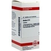 DHU-Arzneimittel AMBRA D 6 TABL., 80 St.
