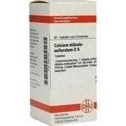 DHU-Arzneimittel CALCIUM STIBIATO SULFURATUM D 6 TABLETTEN, 80 St.
