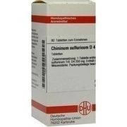 DHU-Arzneimittel CHININUM SULFURICUM D 4 TABLETTEN, 80 St.