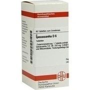 DHU-Arzneimittel IPECACUANHA D 6 TABLETTEN, 80 St.