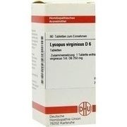 DHU-Arzneimittel LYCOPUS VIRG. D 6 TABLETTEN, 80 St.