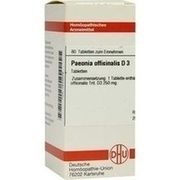 DHU-Arzneimittel PAEONIA OFFICIN. D 3 TABLETTEN, 80 St.