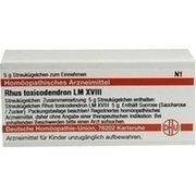 DHU-Arzneimittel LM RHUS TOX. XVIII GLOBULI, 5 g