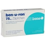 Bene Arzneimittel BENURON 75MG, 10 Supp. (N1) 75 mg