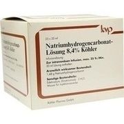 Köhler Pharma NATRIUM HYDROGENCARBONAT 8,4%, 25 x 20 ml