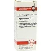 DHU-Arzneimittel HYOSCYAMUS D 12 GLOBULI, 10 g