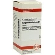 DHU-Arzneimittel MANGANUM SULFURICUM D 6 TABL., 80 St.