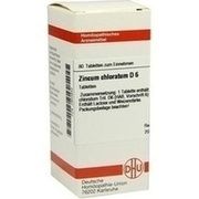 DHU-Arzneimittel ZINCUM CHLORATUM D 6 TABL., 80 St.