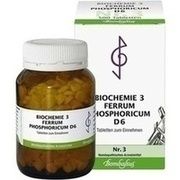 BIOCHEMIE 3 FERRUM PHOSPHORICUM D 6 TABL., 500 St.