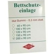 Büttner-Frank BETTEINLAGE 200X90CM WEISS GUMMIPLATTE, 0,3 mm