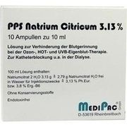 MediPac NATRIUMCITRAT 3,13% AMP., 10 x 10 ml