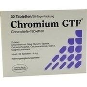 Stroschein Gesundkost Ammersbek CHROMIUM GTF TABLETTEN, 30 St.