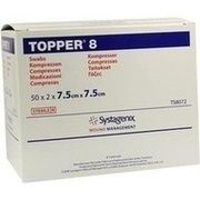 Solventum TOPPER 8 KOMPR. STERIL 7,5X7,5CM, 50 x 2 St.