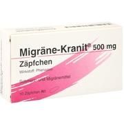 Hermes Arzneimittel MIGRAENE KRANIT 500 MG ZAEPFCHEN, 10 St.