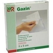 Lohmann & Rauscher GAZIN KOMPRESSEN 5X5CM 8FACH STERIL, 5 x 2 St.