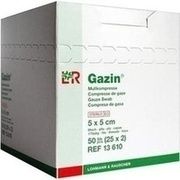 Lohmann & Rauscher GAZIN KOMPRESSEN 5X5CM 8FACH STERIL, 25 x 2 St.